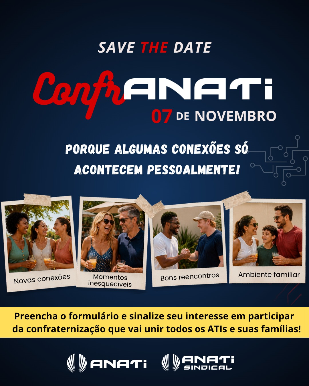 CONFRANATI 2026: ANATI prepara encontro especial para celebrar a união da categoria